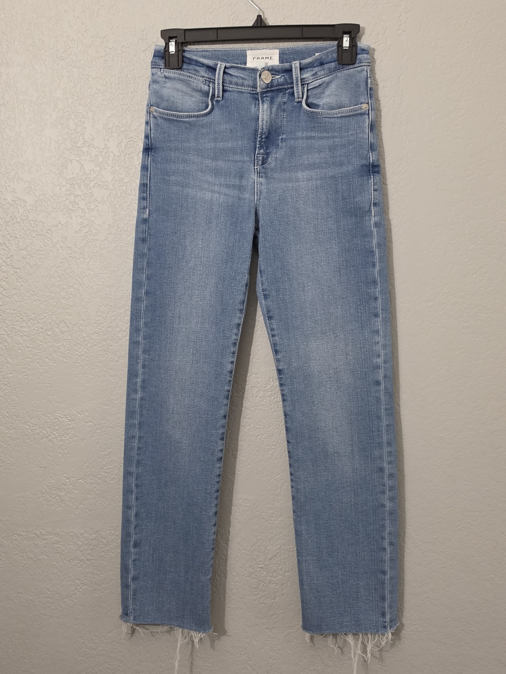 Frame Denim Le High Straight Galeston Light Wash Cropped Womens 26 - Picture 3 of 11